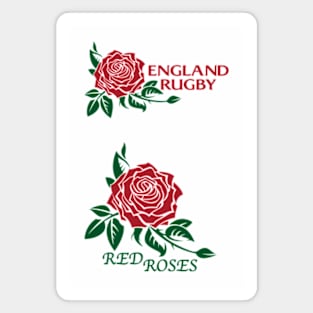 England Women's Rugby Team English Rose Magnet